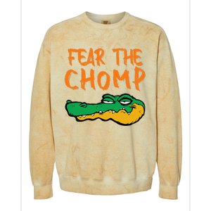 Florida Fear The Chomp Gator Colorblast Crewneck Sweatshirt