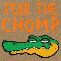 Florida Fear The Chomp Gator Cotton Canvas Backpack