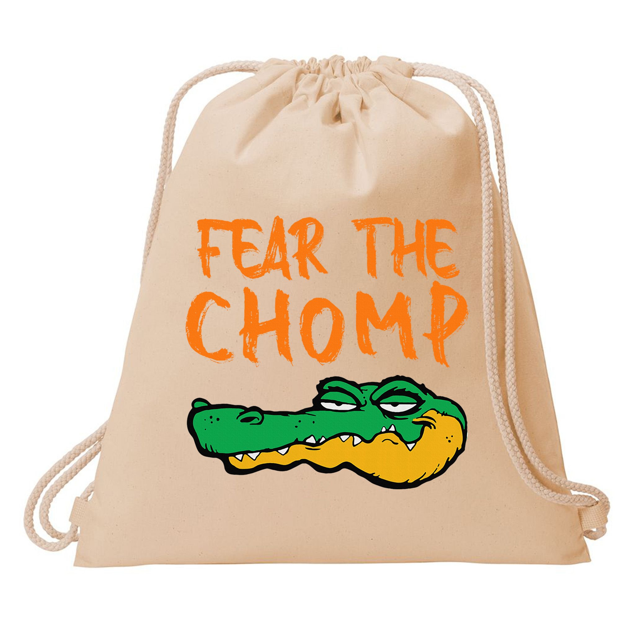 Florida Fear The Chomp Gator Drawstring Bag