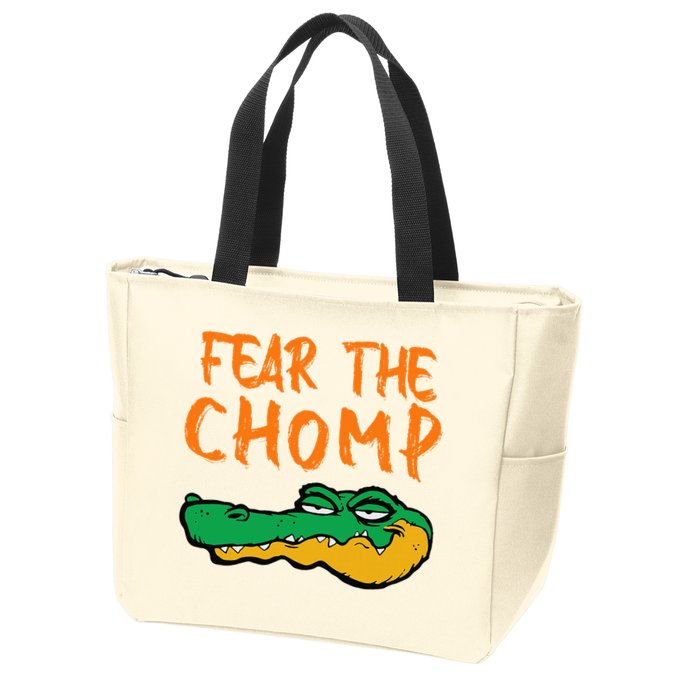 Florida Fear The Chomp Gator Zip Tote Bag