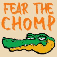 Florida Fear The Chomp Gator Zip Tote Bag