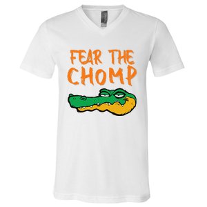 Florida Fear The Chomp Gator V-Neck T-Shirt