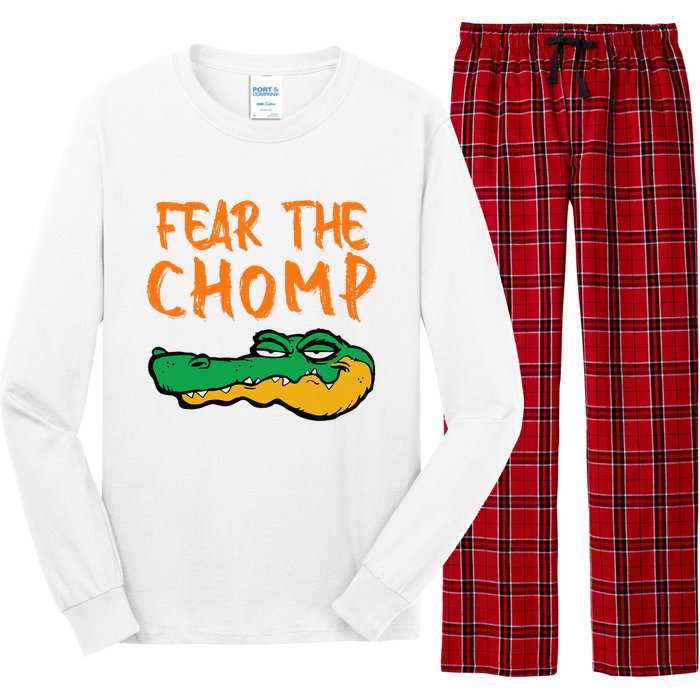 Florida Fear The Chomp Gator Long Sleeve Pajama Set