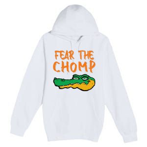 Florida Fear The Chomp Gator Premium Pullover Hoodie