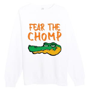 Florida Fear The Chomp Gator Premium Crewneck Sweatshirt