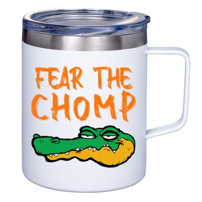 Florida Fear The Chomp Gator 12oz Stainless Steel Coffee Mug