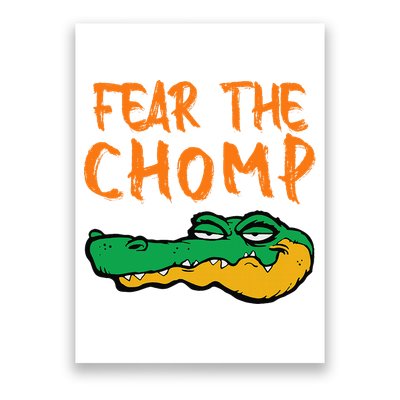 Florida Fear The Chomp Gator Poster