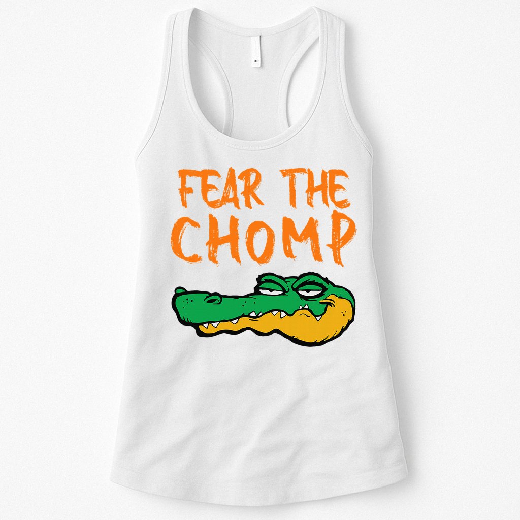 Florida Fear The Chomp Gator Womens Tank Top