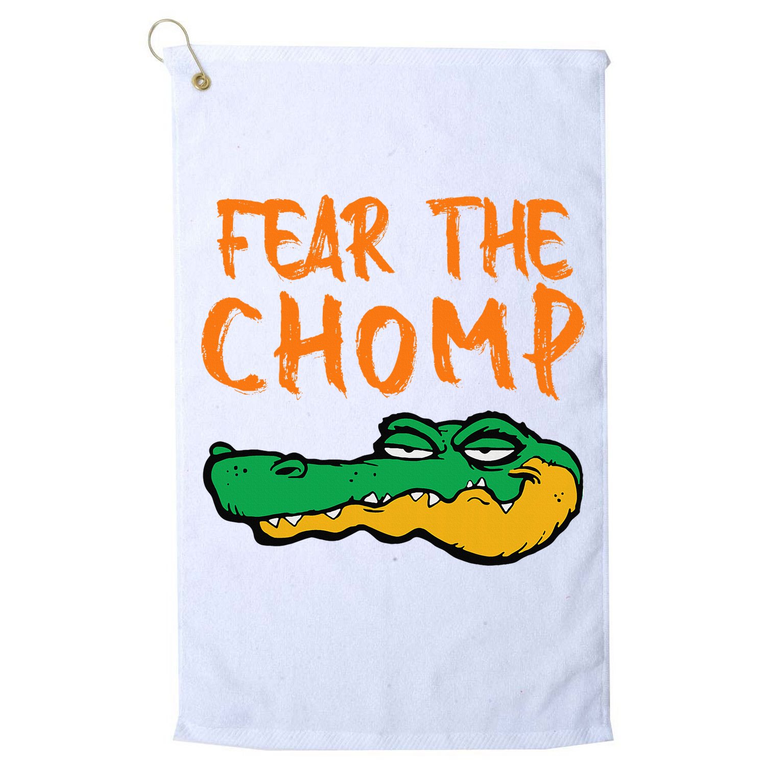 Florida Fear The Chomp Gator Golf Towel