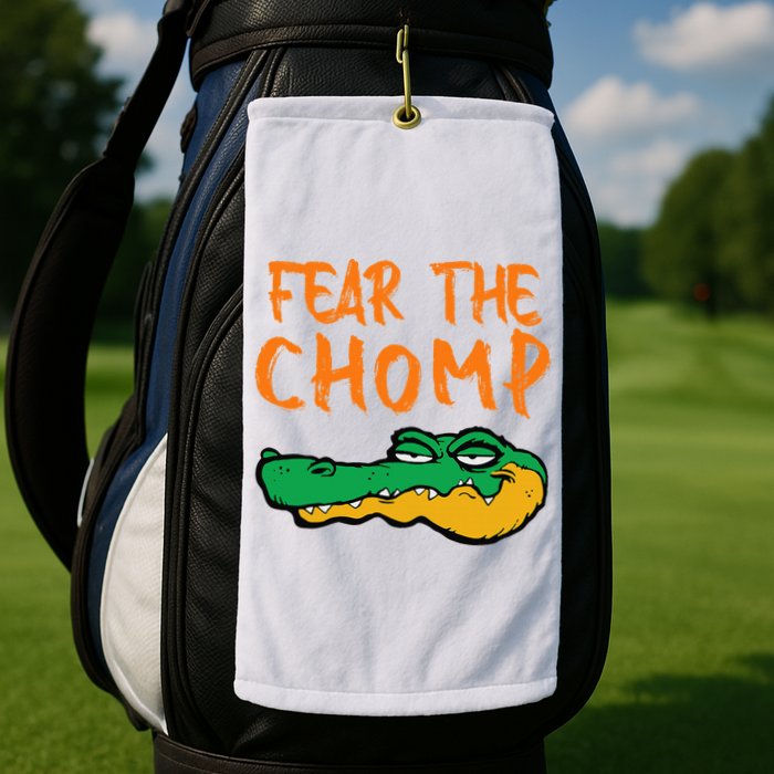 Florida Fear The Chomp Gator Golf Towel