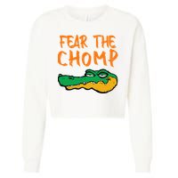 Florida Fear The Chomp Gator Cropped Pullover Crew
