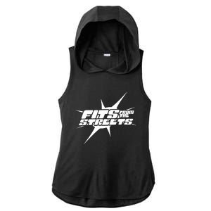 Fits From The Streets Ladies PosiCharge Tri-Blend Wicking Draft Hoodie Tank