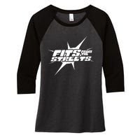 Fits From The Streets Women's Tri-Blend 3/4-Sleeve Raglan Shirt