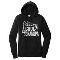 Funny Fishing Tee Vintage Reel Cool Grandpa Women's Pullover Hoodie