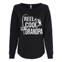 Funny Fishing Tee Vintage Reel Cool Grandpa Womens California Wash Sweatshirt