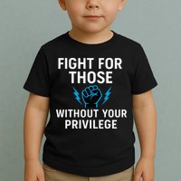 Fight For Those Without Your Privilege Toddler T-Shirt