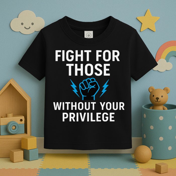 Fight For Those Without Your Privilege Toddler T-Shirt