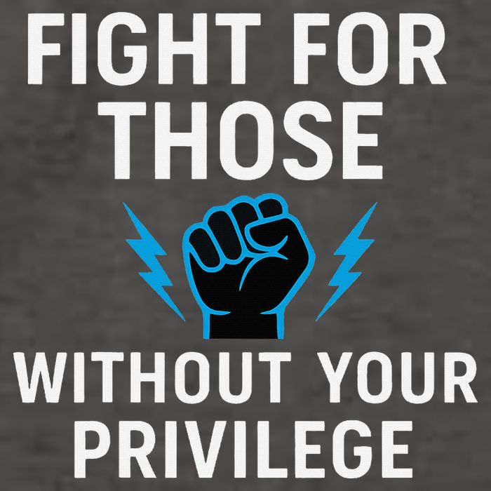 Fight For Those Without Your Privilege Vector Backpack