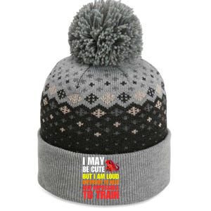 Funny Fantasy Tabletop RPG Gamer Graphic The Baniff Cuffed Pom Beanie