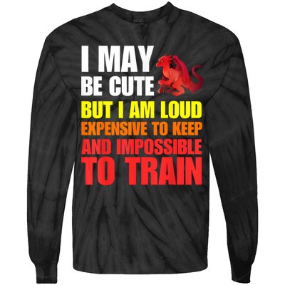 Funny Fantasy Tabletop RPG Gamer Graphic Tie-Dye Long Sleeve Shirt
