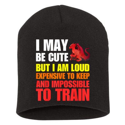 Funny Fantasy Tabletop RPG Gamer Graphic Short Acrylic Beanie
