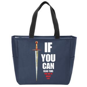 Funny Fantasy Tabletop RPG Gamer Zip Tote Bag