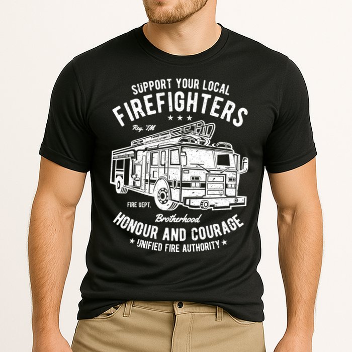 Support Your Local Fire Fighters Performance Shirt