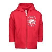 Support Your Local Fire Fighters Toddler Zip Fleece Hoodie