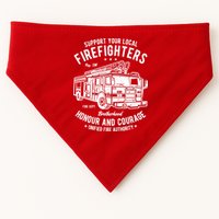 Support Your Local Fire Fighters USA-Made Doggie Bandana