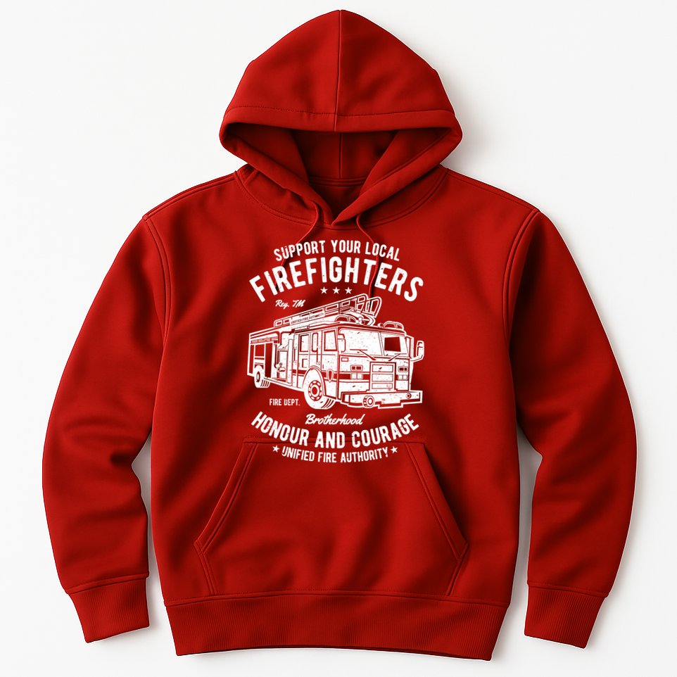 Support Your Local Fire Fighters Hoodie