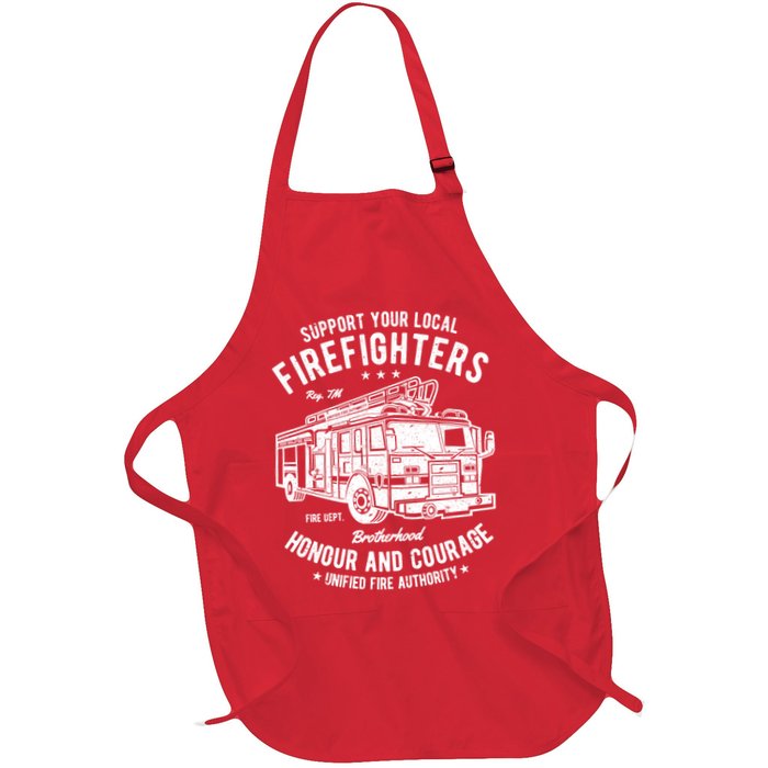 Support Your Local Fire Fighters Apron