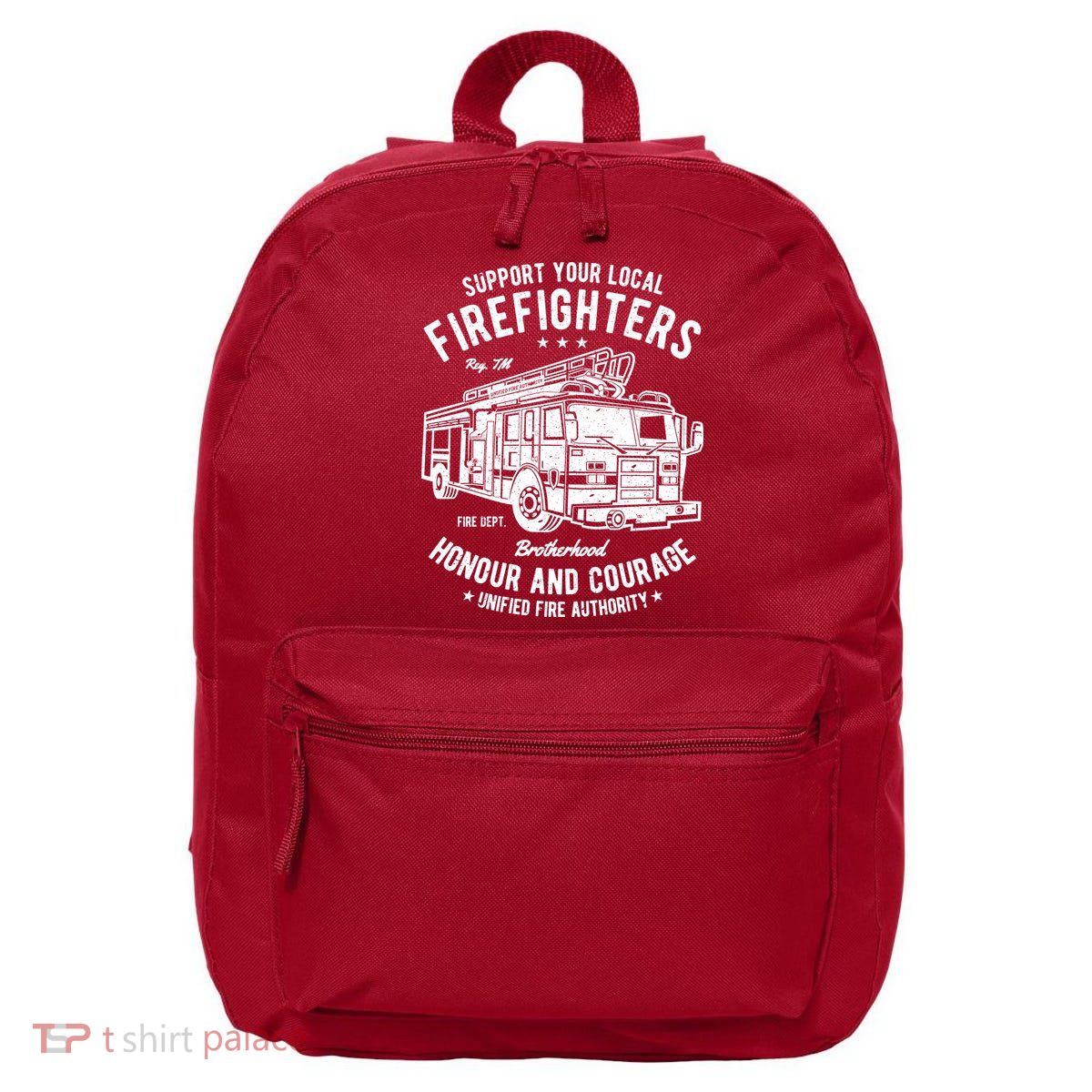 Support Your Local Fire Fighters 16 in Basic Backpack