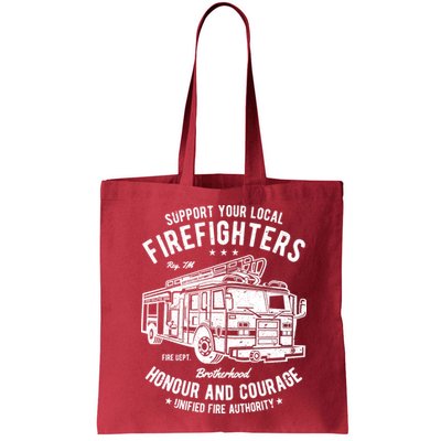 Support Your Local Fire Fighters Bag