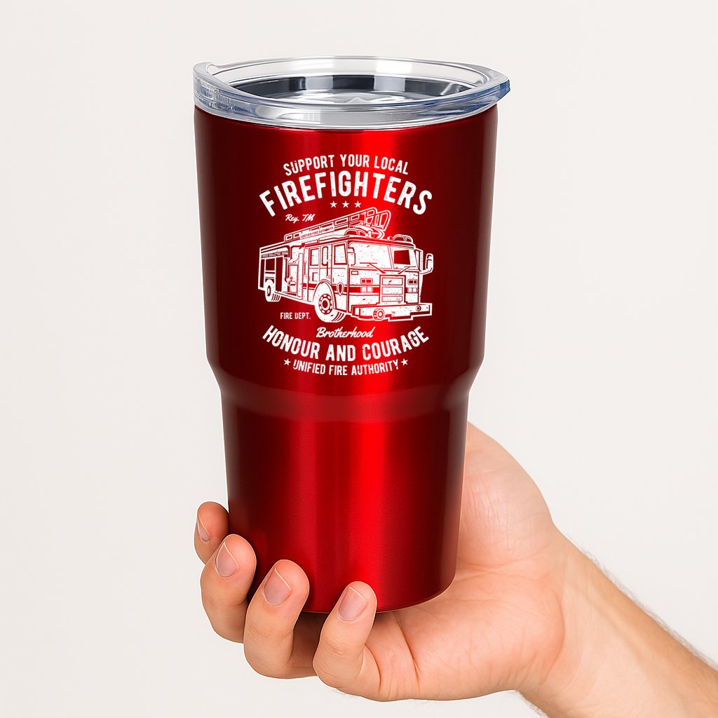 Support Your Local Fire Fighters Tumbler