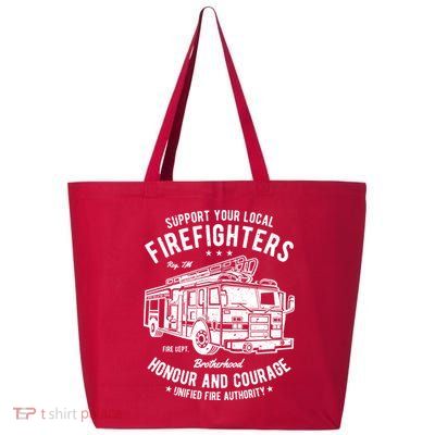 Support Your Local Fire Fighters 25L Jumbo Tote