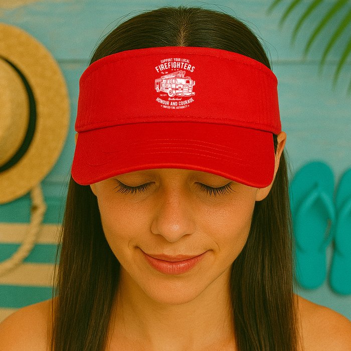 Support Your Local Fire Fighters Visor