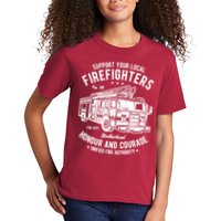 Support Your Local Fire Fighters Kids T-Shirt