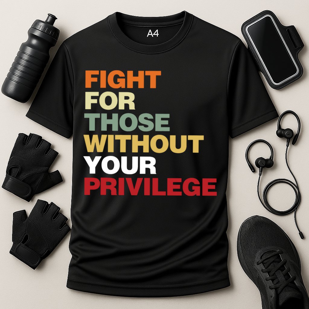 Fight For Those Without Your Privilege Civil Rights Cooling Performance Crew T-Shirt