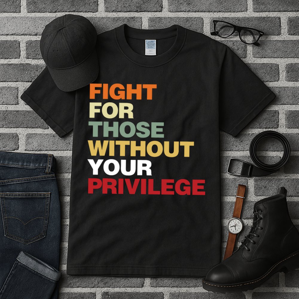 Fight For Those Without Your Privilege Civil Rights Tall T-Shirt