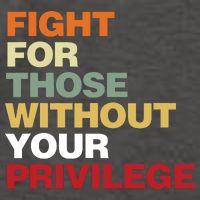 Fight For Those Without Your Privilege Civil Rights Vector Backpack