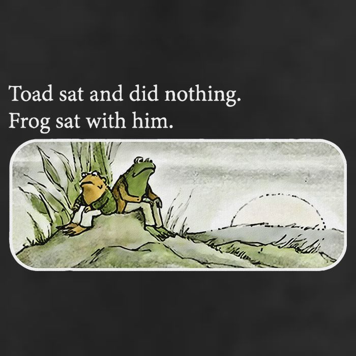 Frogs Funny Toads Meme Lover Toad Sat And Did Nothing 7 Panel Mesh Trucker Snapback Hat
