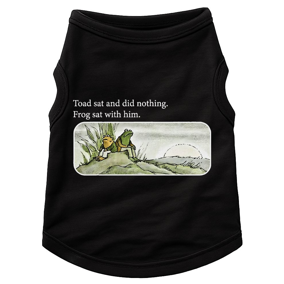 Frogs Funny Toads Meme Lover Toad Sat And Did Nothing Doggie Tank