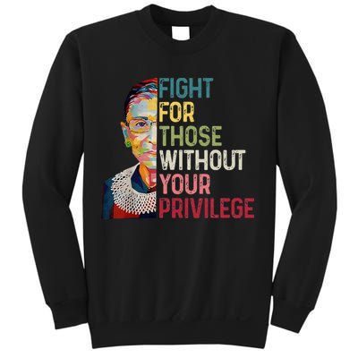 Fight For Those Without Your Privilege Women Rights Feminist Sweatshirt