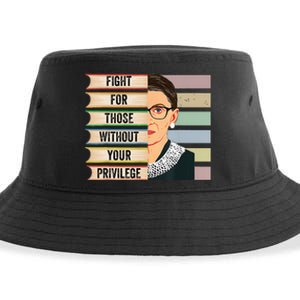 Fight For Those Without Your Privilege Women Rights Feminist Sustainable Bucket Hat