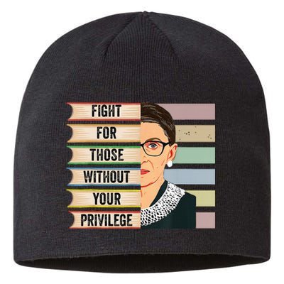 Fight For Those Without Your Privilege Women Rights Feminist Sustainable Beanie