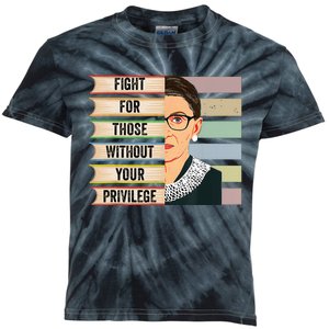 Fight For Those Without Your Privilege Women Rights Feminist Kids Tie-Dye T-Shirt