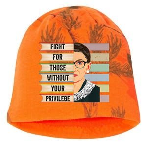 Fight For Those Without Your Privilege Women Rights Feminist Kati - Camo Knit Beanie