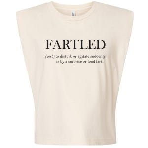 Fartled Funny Toilet Humor Garment-Dyed Women's Muscle Tee