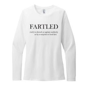 Fartled Funny Toilet Humor Womens CVC Long Sleeve Shirt