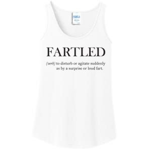 Fartled Funny Toilet Humor Ladies Essential Tank